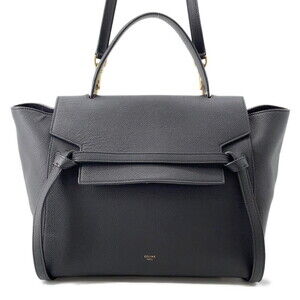 CELINE Black Leather Bag